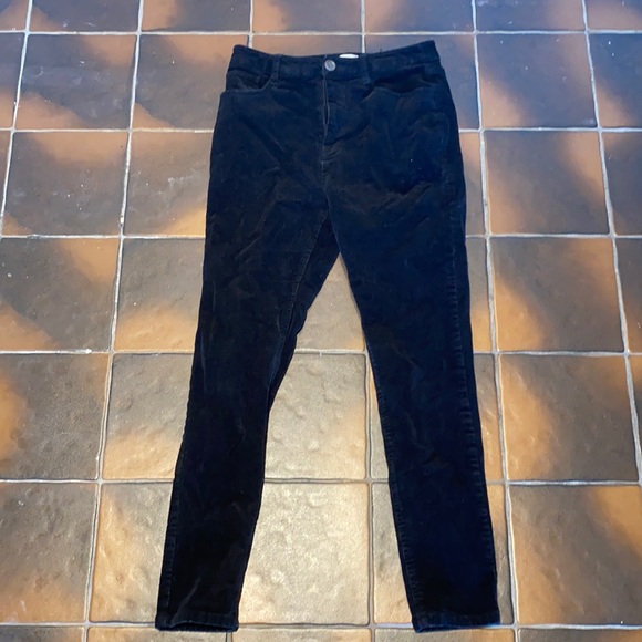Black corduroy jeans - skinny but comfortable - Picture 1 of 3